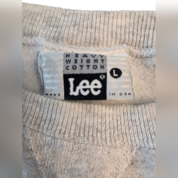 Vintage 90s Golf Sweater Size Large Funny Golf Ball Gray Long Sleeve Made In USA - Picture 4 of 4